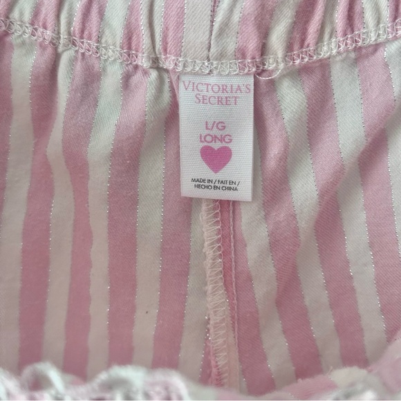 Vintage Victoria's Secret Cotton Striped Pajama Set - Picture 6 of 11